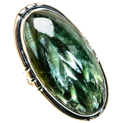 Seraphinite Rings handcrafted by Ana Silver Co - RING109223 - Photo 2