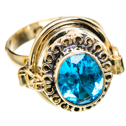 Blue Topaz Rings handcrafted by Ana Silver Co - RING109225 - Photo 2