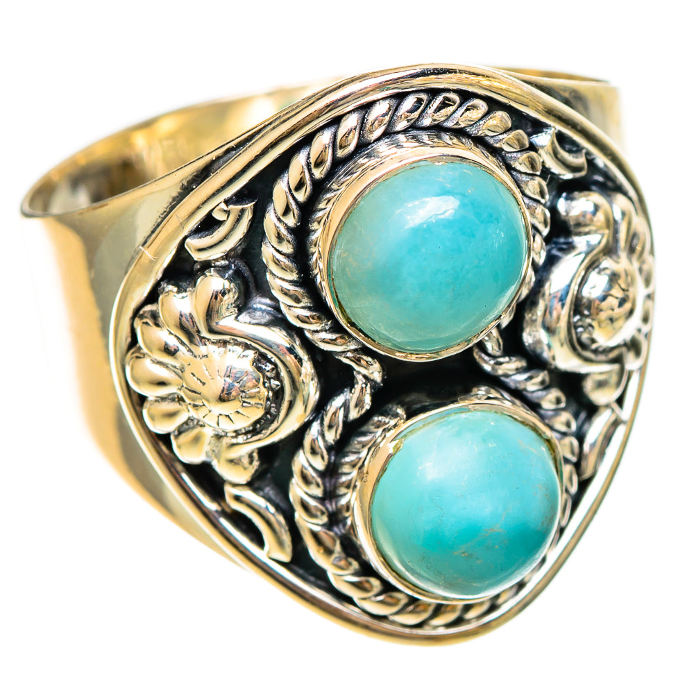 Larimar Rings handcrafted by Ana Silver Co - RING109227 - Photo 2