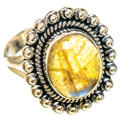 Labradorite Rings handcrafted by Ana Silver Co - RING109229 - Photo 2