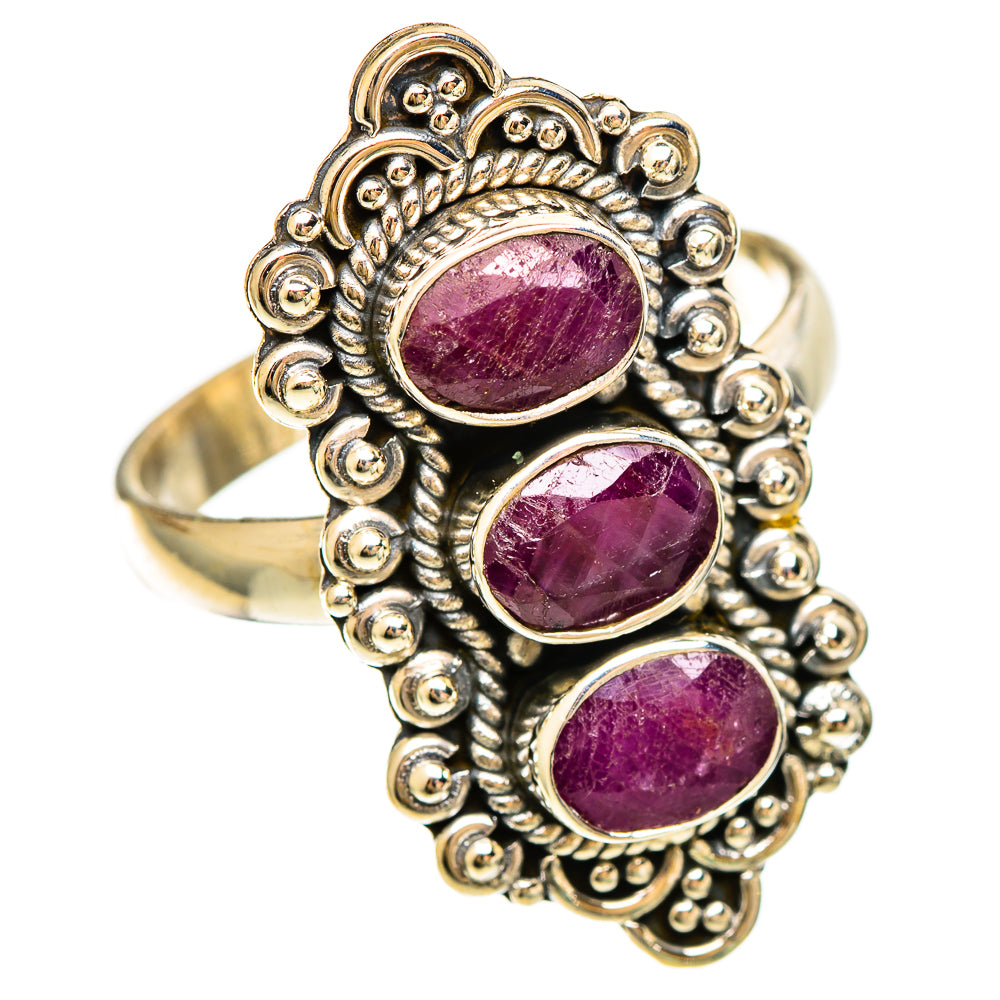 Ruby Rings handcrafted by Ana Silver Co - RING109240 - Photo 2