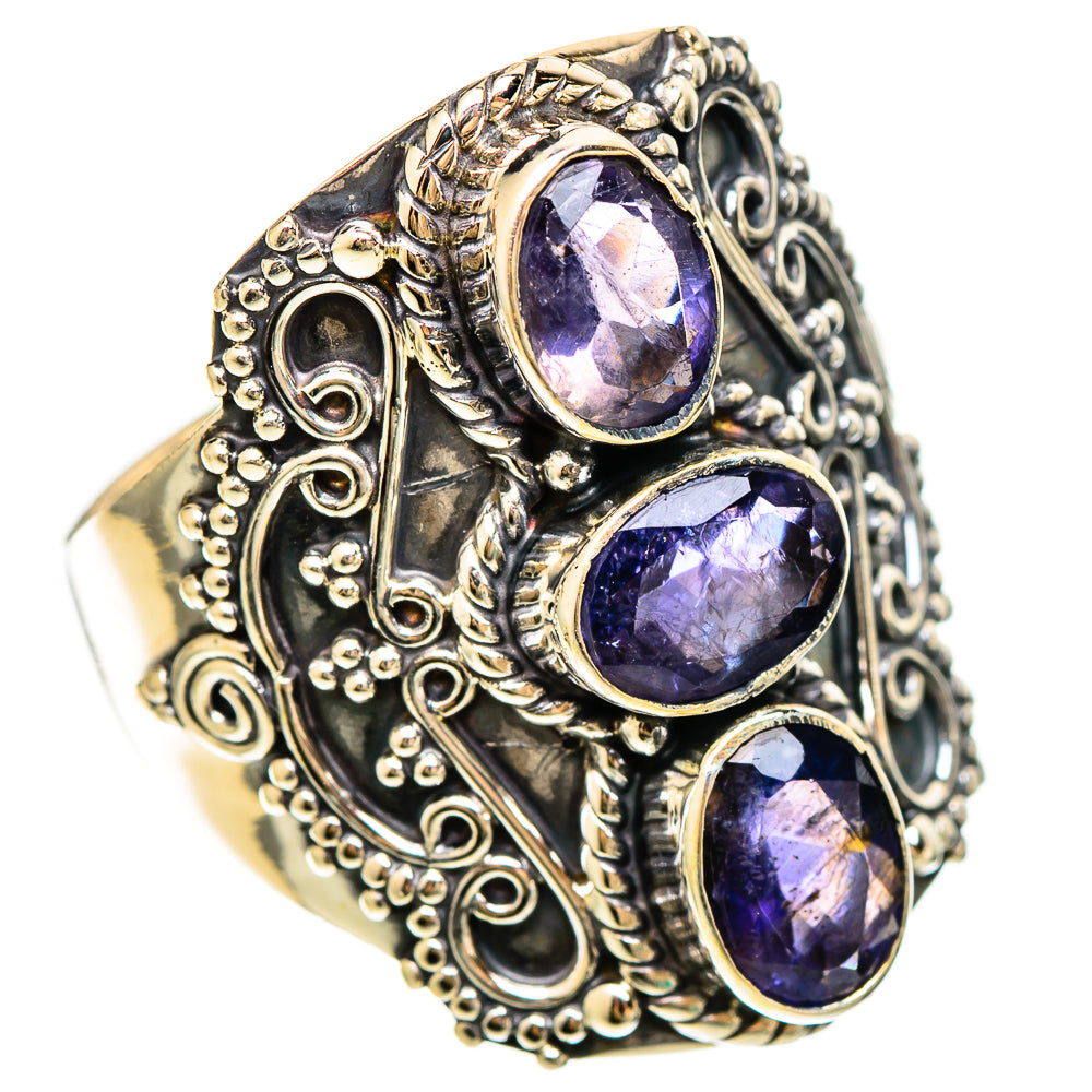 Violet Spinel Rings handcrafted by Ana Silver Co - RING109241 - Photo 2