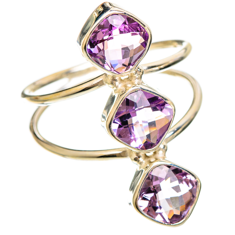 Amethyst Rings handcrafted by Ana Silver Co - RING109242 - Photo 2