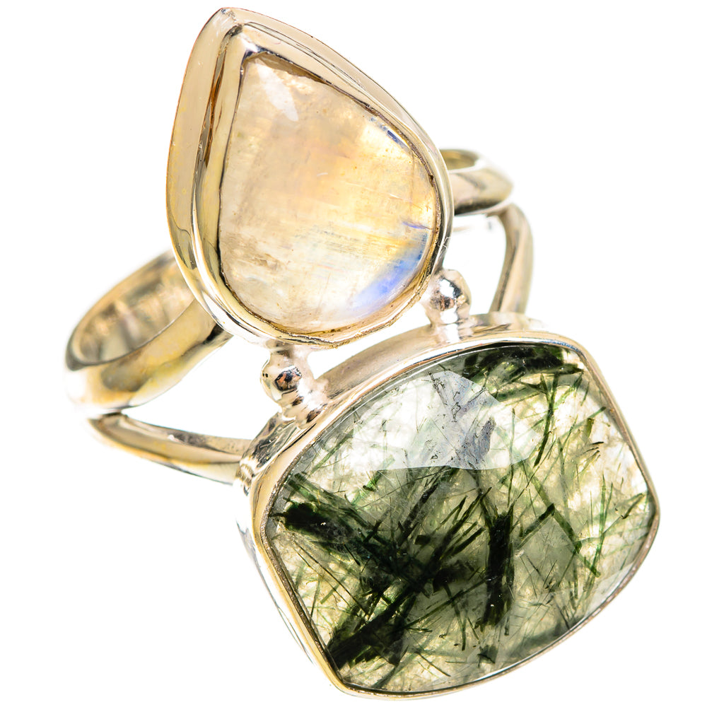 Tourmalinated Quartz Rings handcrafted by Ana Silver Co - RING109243 - Photo 2