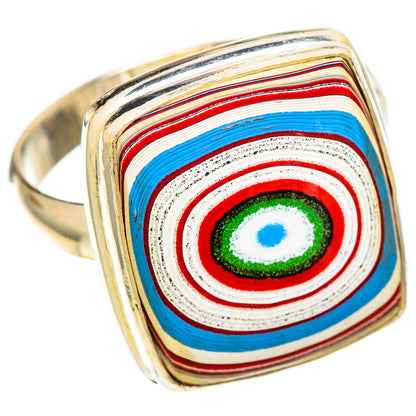 Fordite Rings handcrafted by Ana Silver Co - RING109254 - Photo 2