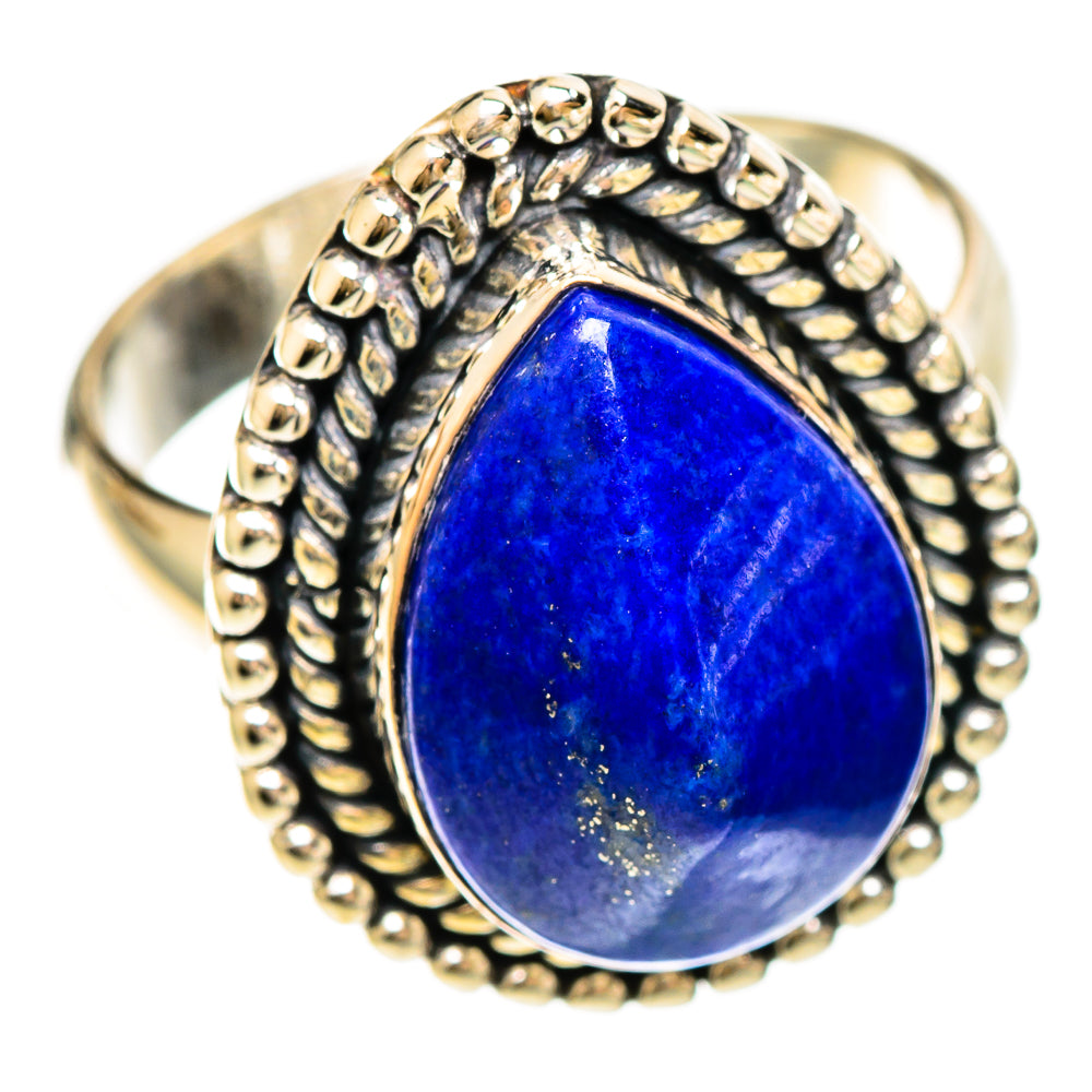 Lapis Lazuli Rings handcrafted by Ana Silver Co - RING109257 - Photo 2