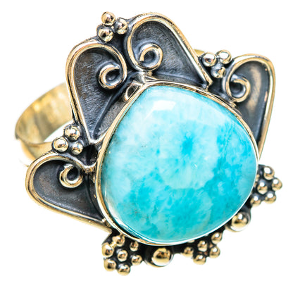 Larimar Rings handcrafted by Ana Silver Co - RING109258 - Photo 2
