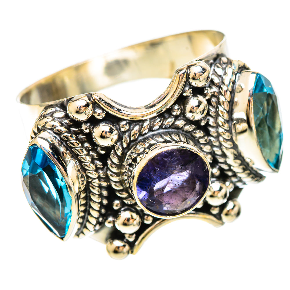 Violet Spinel Rings handcrafted by Ana Silver Co - RING109259 - Photo 2