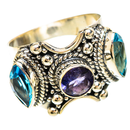 Violet Spinel Rings handcrafted by Ana Silver Co - RING109259 - Photo 2