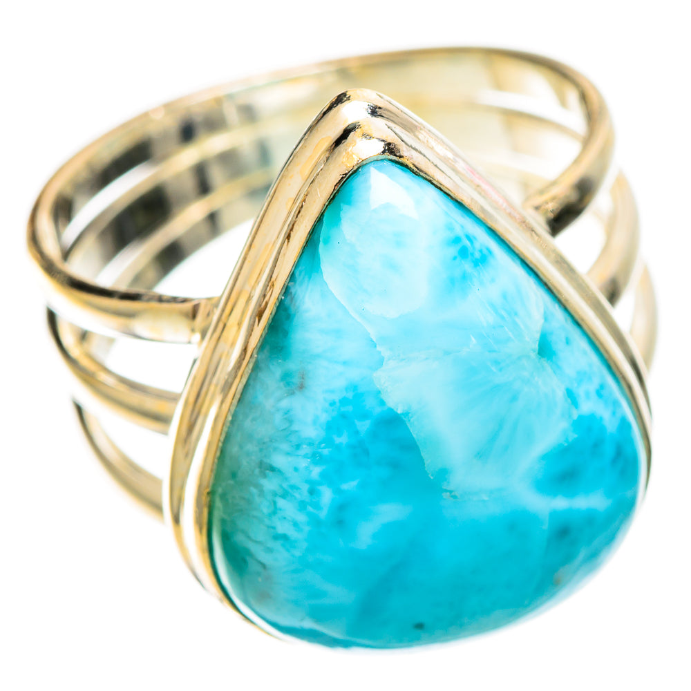 Larimar Rings handcrafted by Ana Silver Co - RING109260 - Photo 2