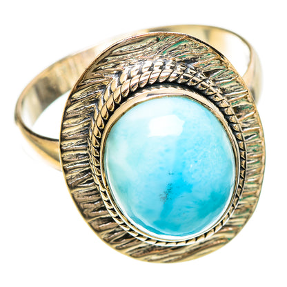 Larimar Rings handcrafted by Ana Silver Co - RING109263 - Photo 2