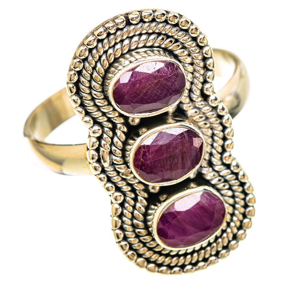 Ruby Rings handcrafted by Ana Silver Co - RING109271 - Photo 2