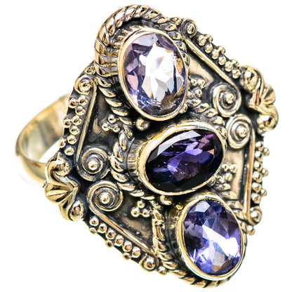 Violet Spinel Rings handcrafted by Ana Silver Co - RING109273 - Photo 2