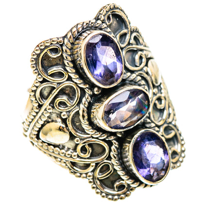 Violet Spinel Rings handcrafted by Ana Silver Co - RING109275 - Photo 2
