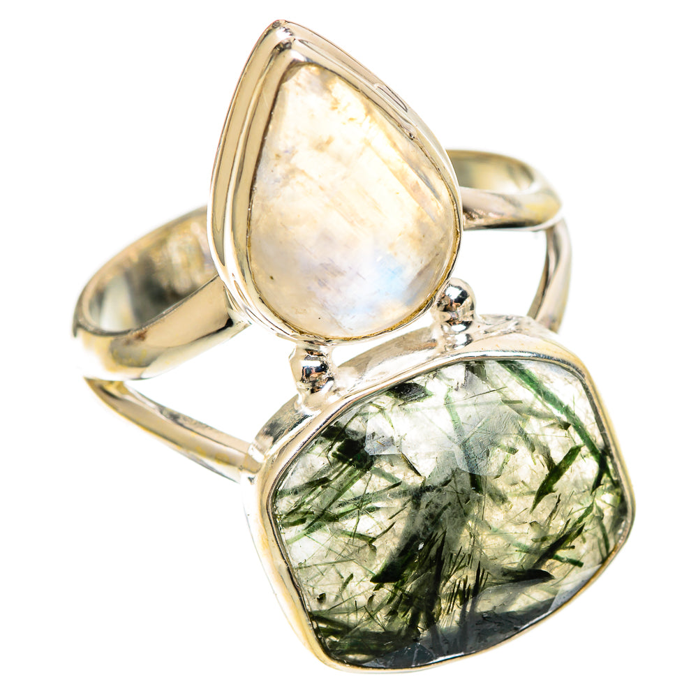 Tourmalinated Quartz Rings handcrafted by Ana Silver Co - RING109277 - Photo 2