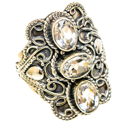 White Quartz Rings handcrafted by Ana Silver Co - RING109282 - Photo 2