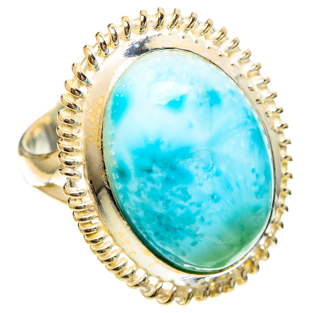 Larimar Rings handcrafted by Ana Silver Co - RING109290 - Photo 2