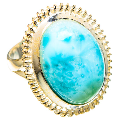 Larimar Rings handcrafted by Ana Silver Co - RING109290 - Photo 2