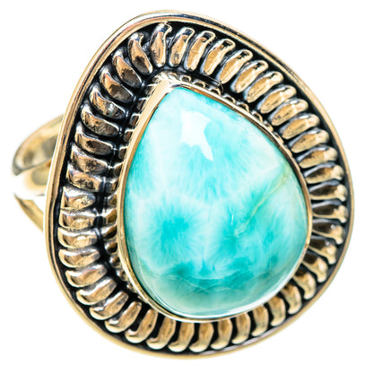 Larimar Rings handcrafted by Ana Silver Co - RING109294 - Photo 2