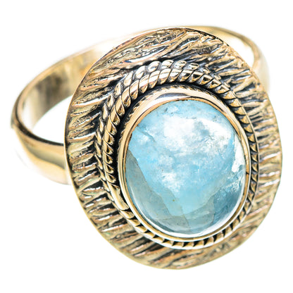 Aquamarine Rings handcrafted by Ana Silver Co - RING109295 - Photo 2