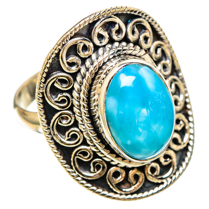 Larimar Rings handcrafted by Ana Silver Co - RING109296 - Photo 2