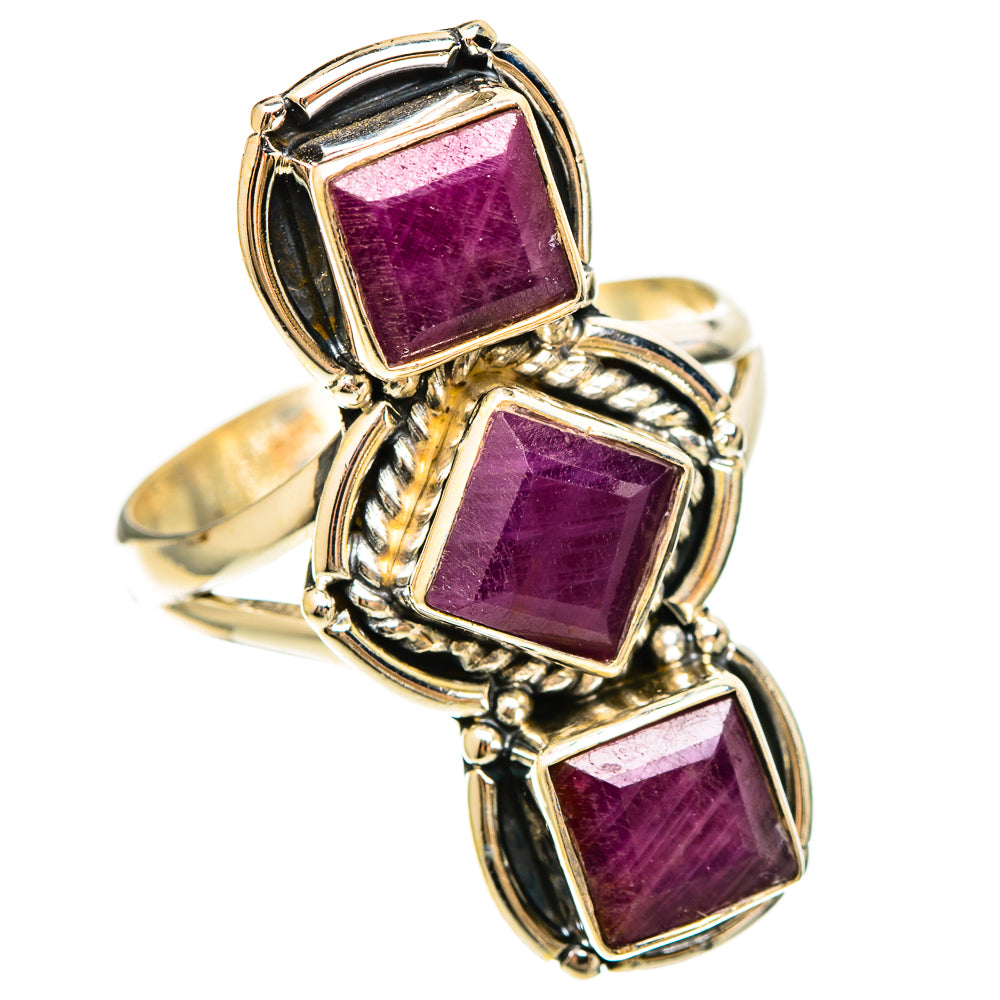 Ruby Rings handcrafted by Ana Silver Co - RING109303 - Photo 2