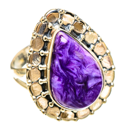 Charoite Rings handcrafted by Ana Silver Co - RING109304 - Photo 2