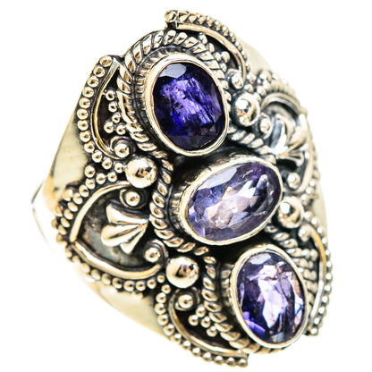 Violet Spinel Rings handcrafted by Ana Silver Co - RING109305 - Photo 2