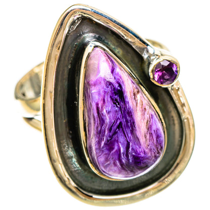 Charoite Rings handcrafted by Ana Silver Co - RING109307 - Photo 2