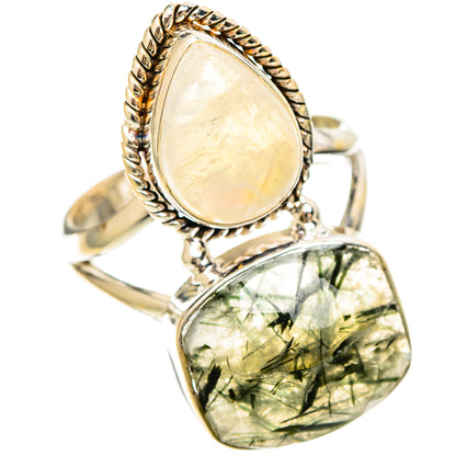 Tourmalinated Quartz Rings handcrafted by Ana Silver Co - RING109308 - Photo 2