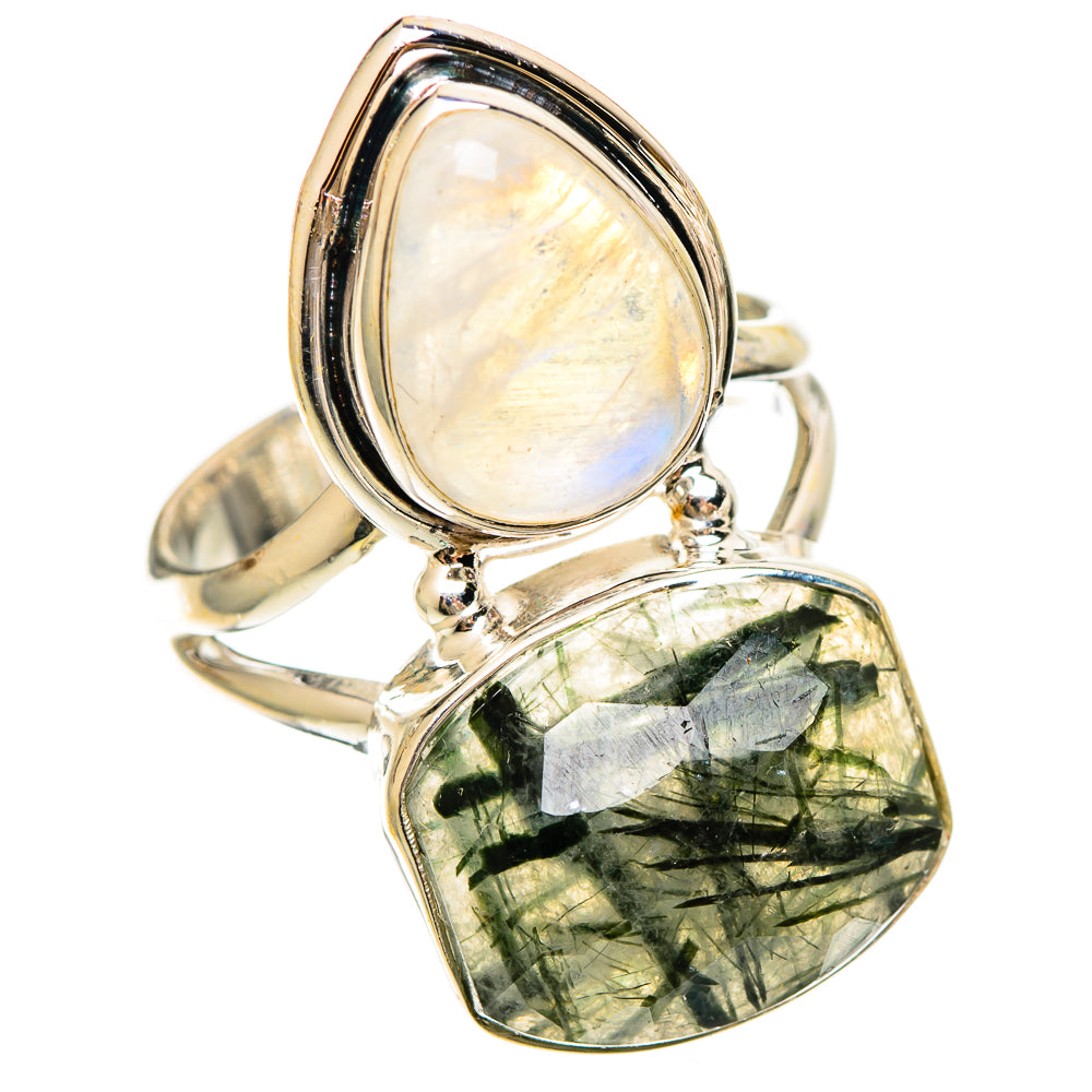 Tourmalinated Quartz Rings handcrafted by Ana Silver Co - RING109309 - Photo 2