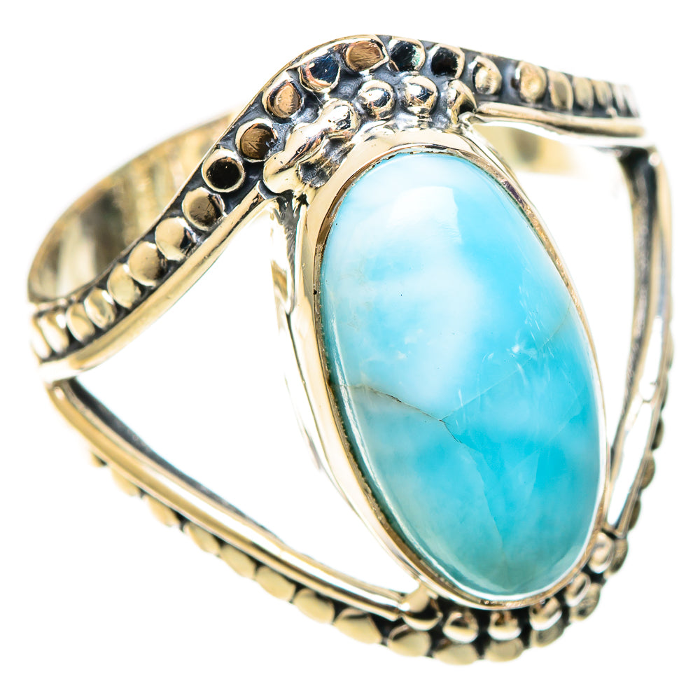 Larimar Rings handcrafted by Ana Silver Co - RING109321 - Photo 2