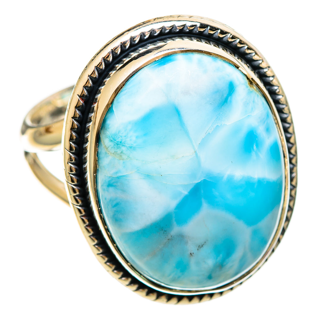 Larimar Rings handcrafted by Ana Silver Co - RING109325 - Photo 2