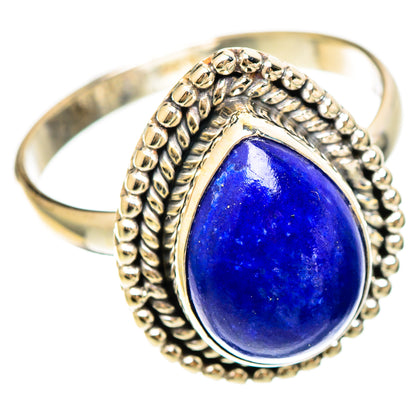 Lapis Lazuli Rings handcrafted by Ana Silver Co - RING109327 - Photo 2