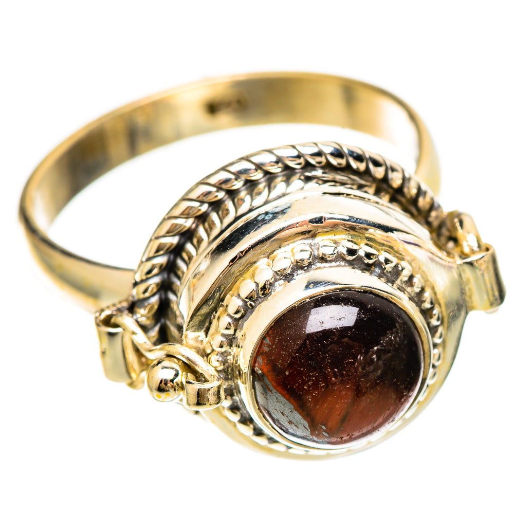 Red Tiger Eye Rings handcrafted by Ana Silver Co - RING109332 - Photo 2