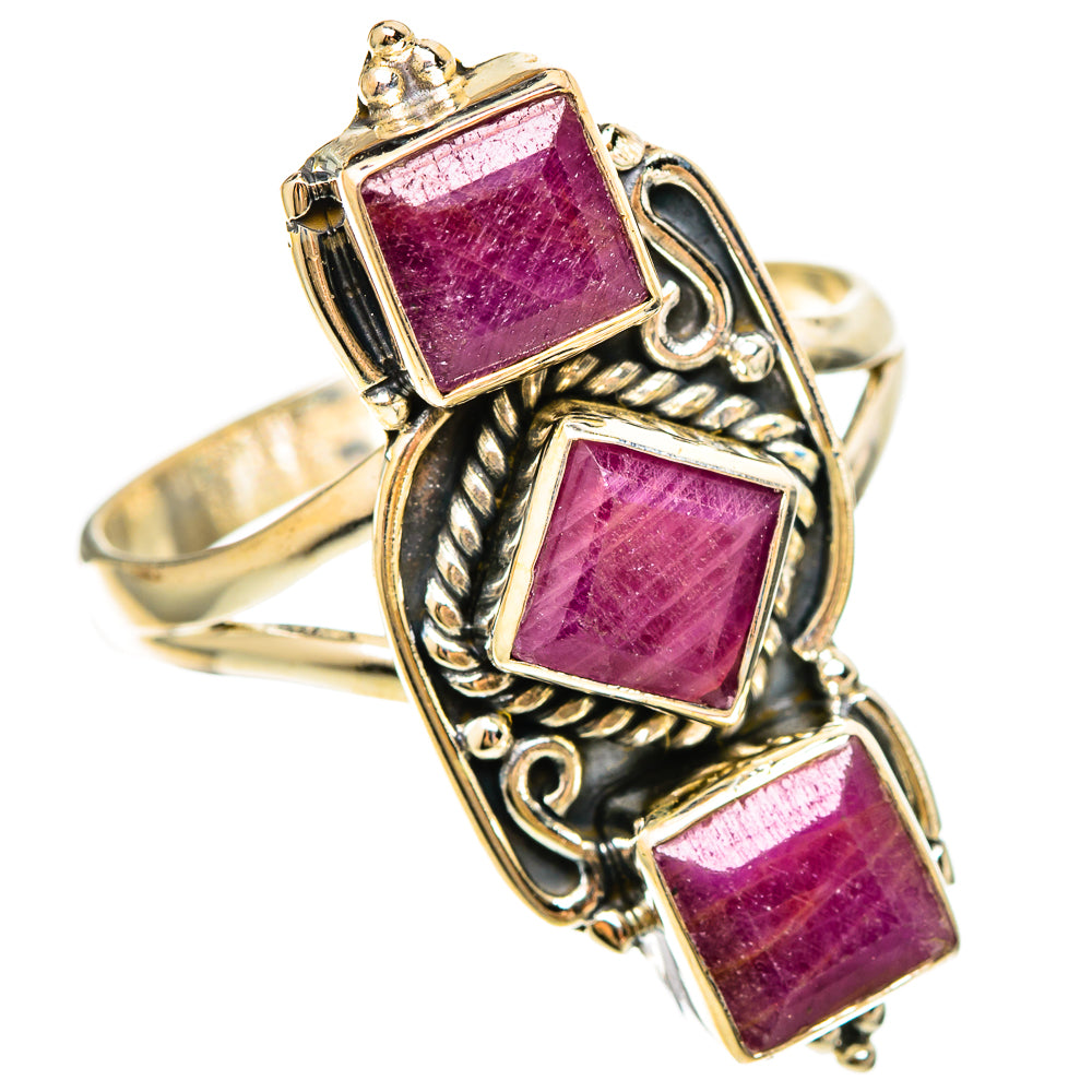 Ruby Rings handcrafted by Ana Silver Co - RING109335 - Photo 2