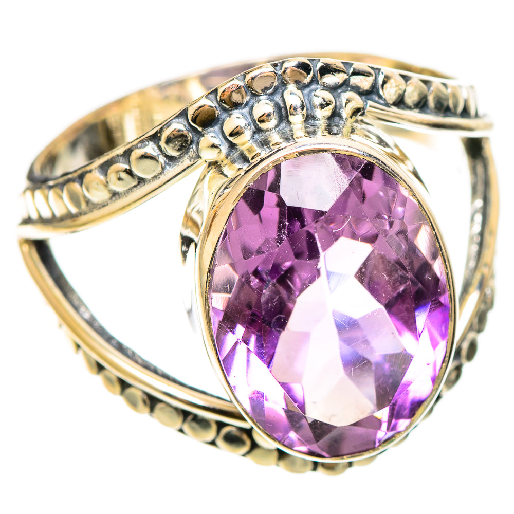 Amethyst Rings handcrafted by Ana Silver Co - RING109337 - Photo 2