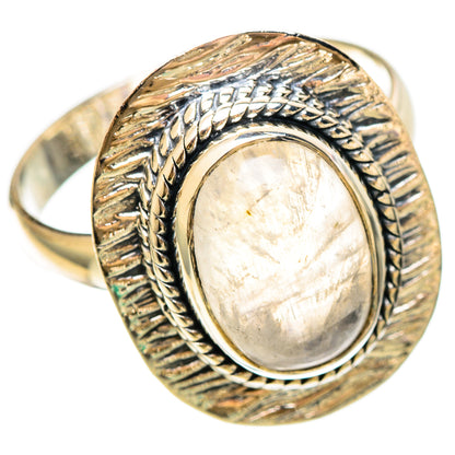 Rainbow Moonstone Rings handcrafted by Ana Silver Co - RING109347 - Photo 2