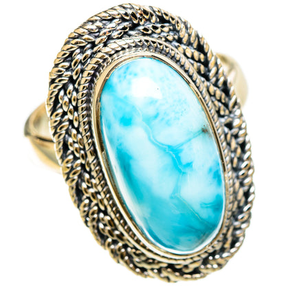 Larimar Rings handcrafted by Ana Silver Co - RING109353 - Photo 2