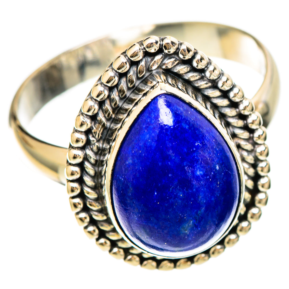 Lapis Lazuli Rings handcrafted by Ana Silver Co - RING109357 - Photo 2