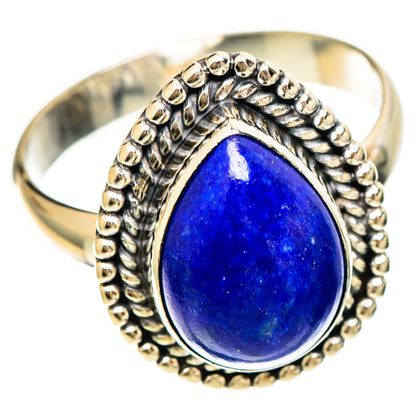 Lapis Lazuli Rings handcrafted by Ana Silver Co - RING109357 - Photo 2