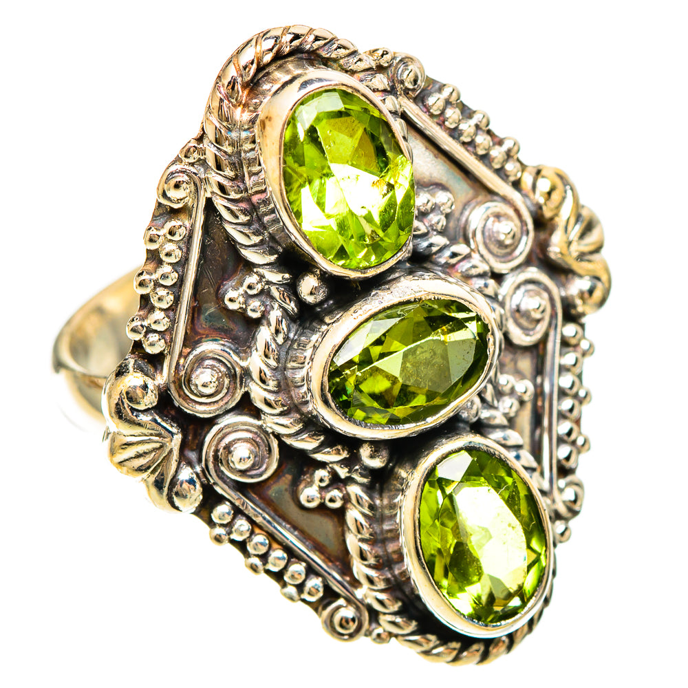 Peridot Rings handcrafted by Ana Silver Co - RING109359 - Photo 2