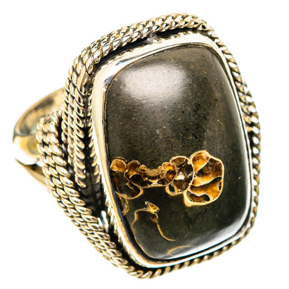 Turritella Agate Rings handcrafted by Ana Silver Co - RING109364 - Photo 2
