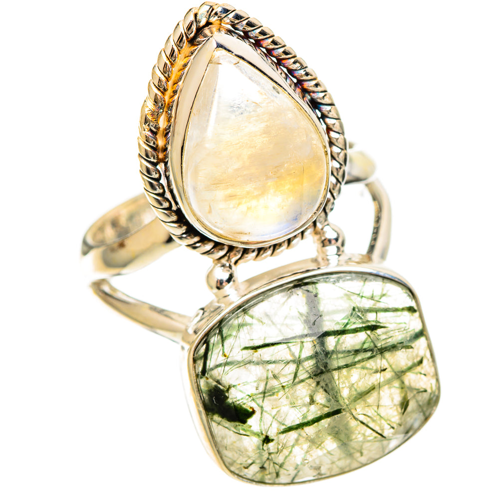 Tourmalinated Quartz Rings handcrafted by Ana Silver Co - RING109372 - Photo 2