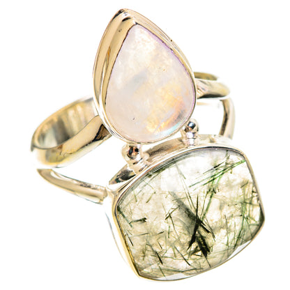 Tourmalinated Quartz Rings handcrafted by Ana Silver Co - RING109373 - Photo 2