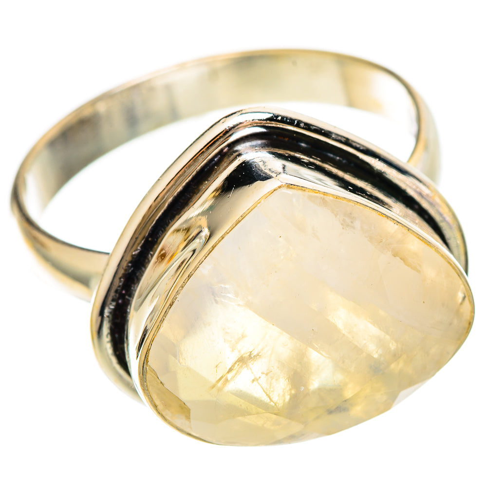 Rainbow Moonstone Rings handcrafted by Ana Silver Co - RING109379 - Photo 2