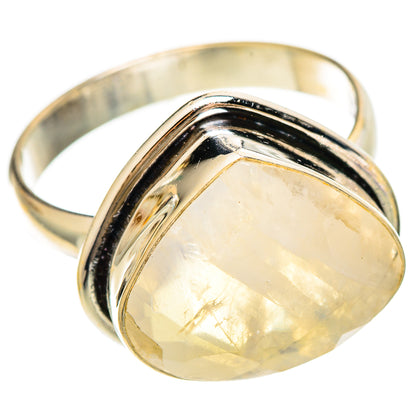 Rainbow Moonstone Rings handcrafted by Ana Silver Co - RING109379 - Photo 2