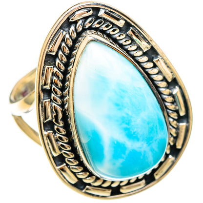 Larimar Rings handcrafted by Ana Silver Co - RING109385 - Photo 2