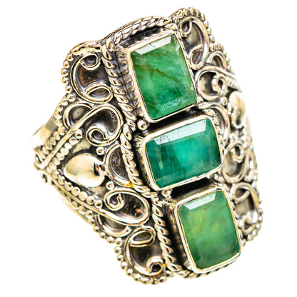 Emerald Rings handcrafted by Ana Silver Co - RING109422 - Photo 2