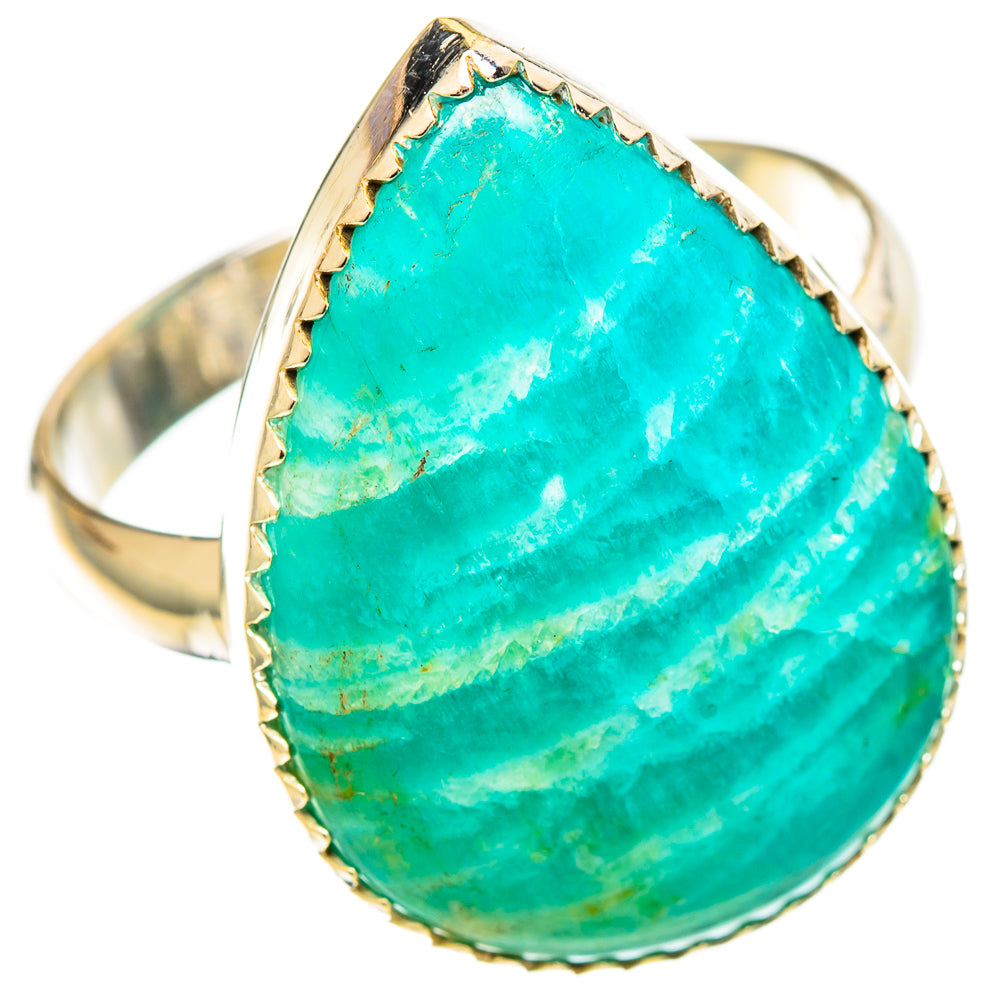Amazonite Rings handcrafted by Ana Silver Co - RING109423 - Photo 2